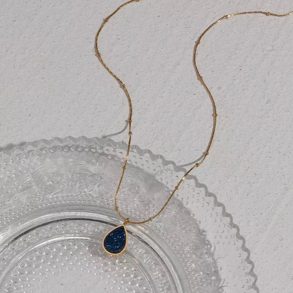 New 18K Starry Sky Beads Chain Necklace, nice Necklace, cute Necklace - Picture 3 of 4